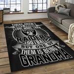 nfl las vegas raiders football team logo sport carpet rectangle area rug for living room dark room lvrd18