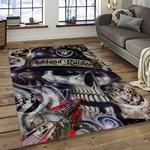 nfl las vegas raiders football team logo sport carpet rectangle area rug for living room dark room lvrd25