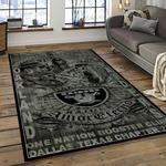 nfl las vegas raiders football team logo sport carpet rectangle area rug for living room dark room lvrd42