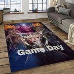nfl las vegas raiders football team logo sport carpet rectangle area rug for living room dark room lvrd48
