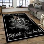 nfl las vegas raiders football team logo sport carpet rectangle area rug for living room dark room lvrd50
