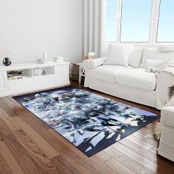 nfl las vegas raiders football team logo sport carpet rectangle area rug for living room light room lvrd02