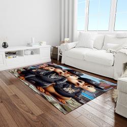 nfl las vegas raiders football team logo sport carpet rectangle area rug for living room light room lvrd11