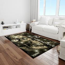 nfl las vegas raiders football team logo sport carpet rectangle area rug for living room light room lvrd27