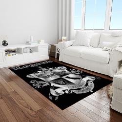 nfl las vegas raiders football team logo sport carpet rectangle area rug for living room light room lvrd49