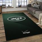 nfl new york jets football team logo sport carpet rectangle area rug for living room dark room nyj10