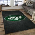nfl new york jets football team logo sport carpet rectangle area rug for living room dark room nyj12