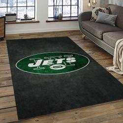 NFL New York Jets Rectangle Rug Personalized Non-Slip Carpet Gift For Football Fans NYJ12