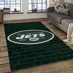 nfl new york jets football team logo sport carpet rectangle area rug for living room dark room nyj17