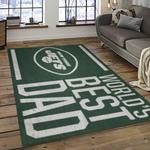 nfl new york jets football team logo sport carpet rectangle area rug for living room dark room nyj19