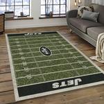 nfl new york jets football team logo sport carpet rectangle area rug for living room dark room nyj22