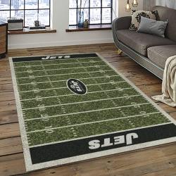 NFL New York Jets Rectangle Rug Personalized Non-Slip Carpet Gift For Football Fans NYJ22