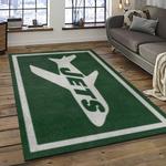 nfl new york jets football team logo sport carpet rectangle area rug for living room dark room nyj25