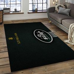 NFL New York Jets Rectangle Rug Personalized Non-Slip Carpet Gift For Football Fans NYJ39
