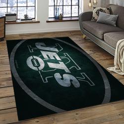 NFL New York Jets Rectangle Rug Personalized Non-Slip Carpet Gift For Football Fans NYJ41