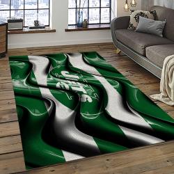 NFL New York Jets Rectangle Rug Personalized Non-Slip Carpet Gift For Football Fans NYJ48