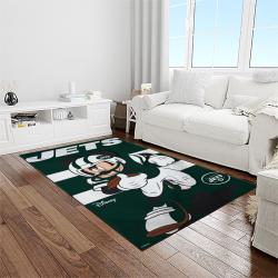 nfl new york jets football team logo sport carpet rectangle area rug for living room light room nyj16