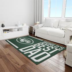 nfl new york jets football team logo sport carpet rectangle area rug for living room light room nyj19