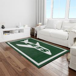nfl new york jets football team logo sport carpet rectangle area rug for living room light room nyj25