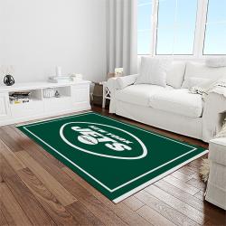 nfl new york jets football team logo sport carpet rectangle area rug for living room light room nyj28
