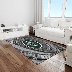 nfl new york jets football team logo sport carpet rectangle area rug for living room light room nyj47