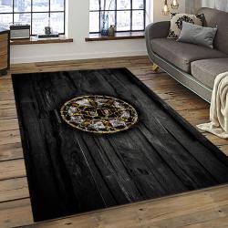 NHL Boston Bruins Rectangle Rug Personalized Non-Slip Carpet Gift For Ice Hockey Fans BB71