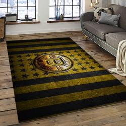 NHL Boston Bruins Rectangle Rug Personalized Non-Slip Carpet Gift For Ice Hockey Fans BB75