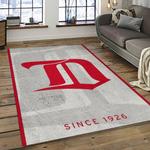 nhl detroit red wings hockey team logo sport carpet rectangle area rug for living room dark room dwr48