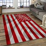 nhl detroit red wings hockey team logo sport carpet rectangle area rug for living room dark room dwr66