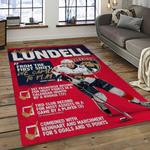 nhl florida panthers hockey team logo sport carpet rectangle area rug for living room dark room fp01