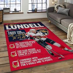 NHL Florida Panthers Hockey Team Logo Sport Carpet Rectangle Area Rug For Living Room FP01