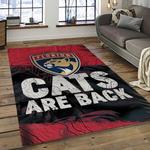 nhl florida panthers hockey team logo sport carpet rectangle area rug for living room dark room fp02
