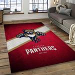 nhl florida panthers hockey team logo sport carpet rectangle area rug for living room dark room fp07