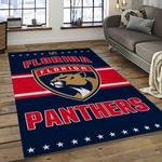 nhl florida panthers hockey team logo sport carpet rectangle area rug for living room dark room fp08