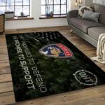nhl florida panthers hockey team logo sport carpet rectangle area rug for living room dark room fp15