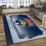 nhl florida panthers hockey team logo sport carpet rectangle area rug for living room dark room fp19
