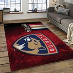nhl florida panthers hockey team logo sport carpet rectangle area rug for living room dark room fp20