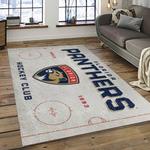 nhl florida panthers hockey team logo sport carpet rectangle area rug for living room dark room fp22