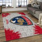 nhl florida panthers hockey team logo sport carpet rectangle area rug for living room dark room fp23