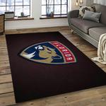 nhl florida panthers hockey team logo sport carpet rectangle area rug for living room dark room fp24