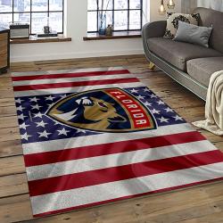NHL Florida Panthers Rectangle Rug Personalized Non-Slip Carpet Gift For Ice Hockey Fans FP29
