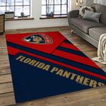 nhl florida panthers hockey team logo sport carpet rectangle area rug for living room dark room fp33