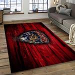 nhl florida panthers hockey team logo sport carpet rectangle area rug for living room dark room fp34