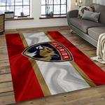 nhl florida panthers hockey team logo sport carpet rectangle area rug for living room dark room fp41