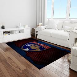 nhl florida panthers hockey team logo sport carpet rectangle area rug for living room light room fp36