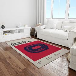 nhl florida panthers hockey team logo sport carpet rectangle area rug for living room light room fp45