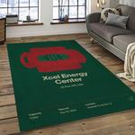 nhl minnesota wild hockey team logo sport carpet rectangle area rug for living room dark room mw03