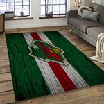 nhl minnesota wild hockey team logo sport carpet rectangle area rug for living room dark room mw22
