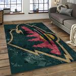 nhl minnesota wild hockey team logo sport carpet rectangle area rug for living room dark room mw42