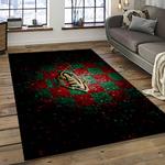 nhl minnesota wild hockey team logo sport carpet rectangle area rug for living room dark room mw44